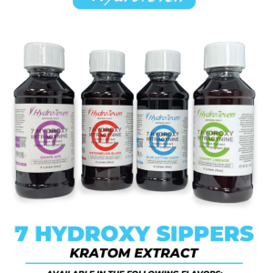 Hydro7even - Kratom Extract Syrup - 4oz | Choose a Flavor