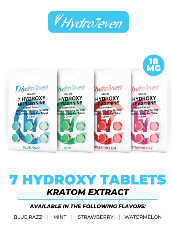Hydro7even - Tablets - 18mg | Choose a Flavor